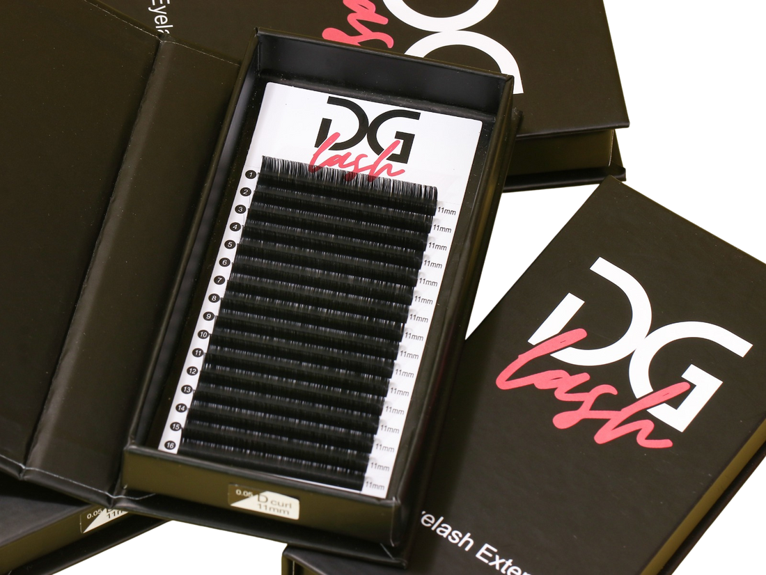 Fibras Artesanales Premium para Extensiones de Pestañas DG Lash – 0.03, 0.05, 0.07mm