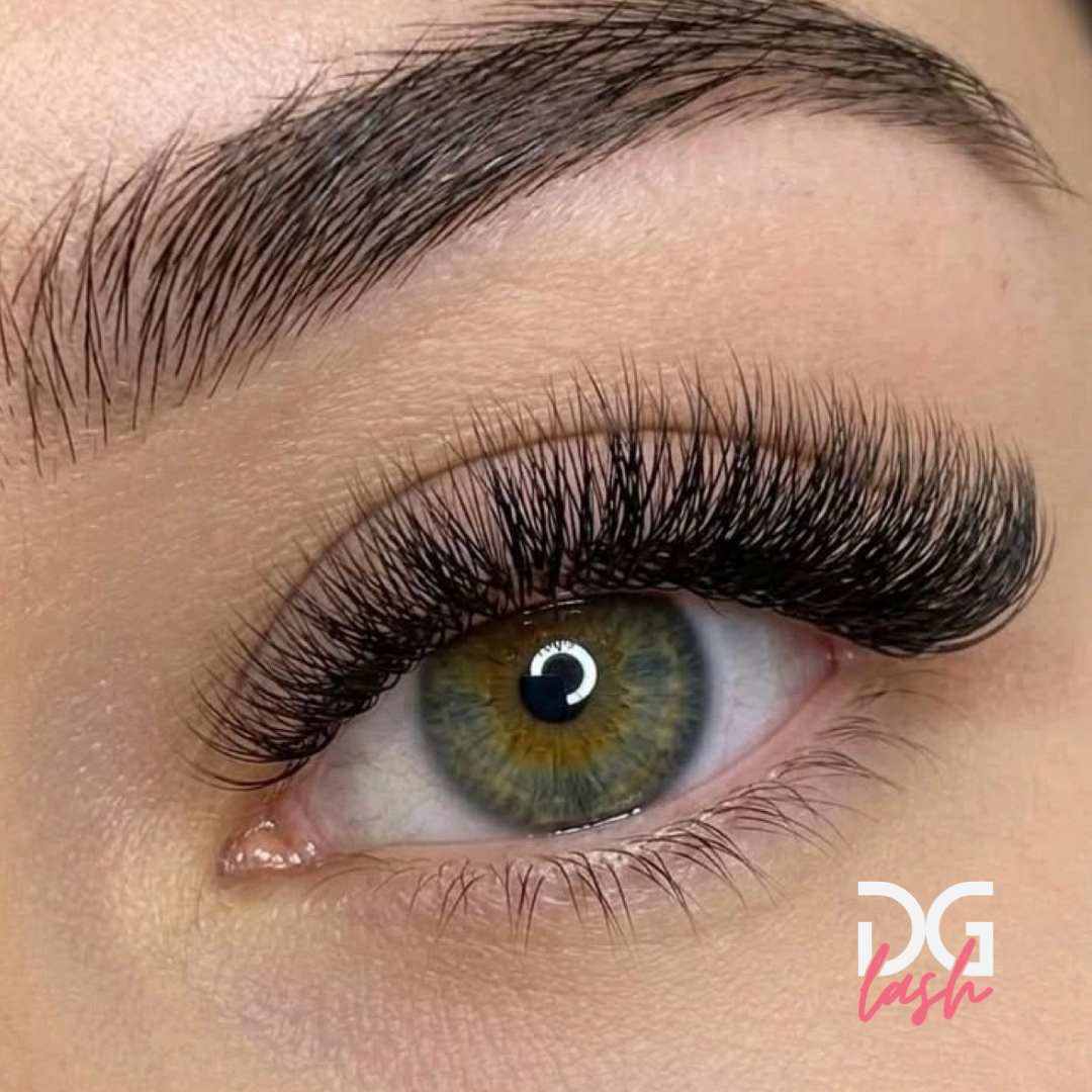 Extensiones de Pestañas U- 5D Tecnología 5 puntas DG Lash - Fibra Premium 5D U 0.07/CC/Mix