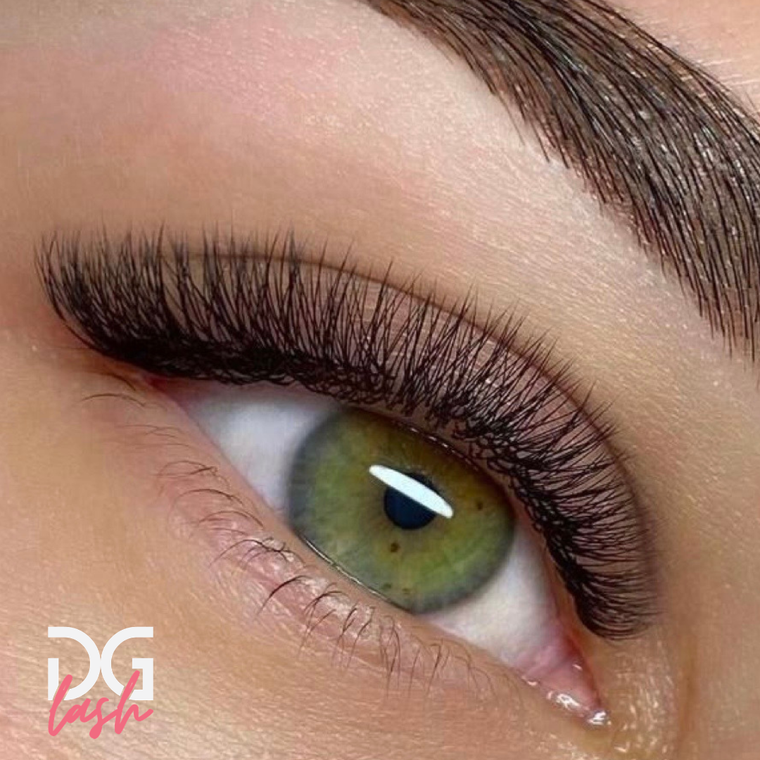 Extensiones de Pestañas U-3D Tecnología 3 puntas DG Lash - Fibra Premium 3D U 0.07/CC/Mix