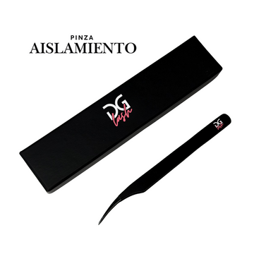 Pinza de Aislamiento Profesional para Extensiones de Pestañas DG Lash – Acero Inoxidable
